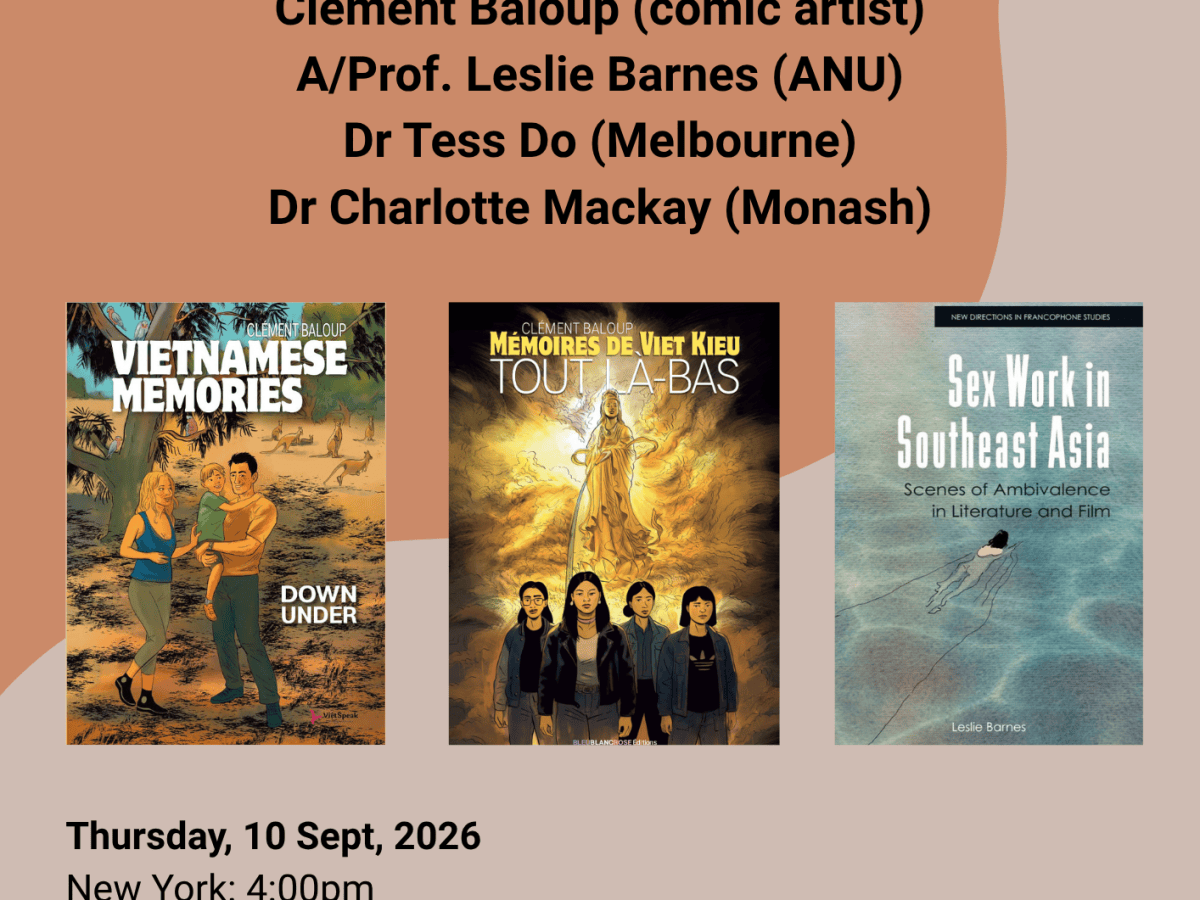 Triple Book Launch: Baloup, Barnes, Do and&nbsp;Mackay
